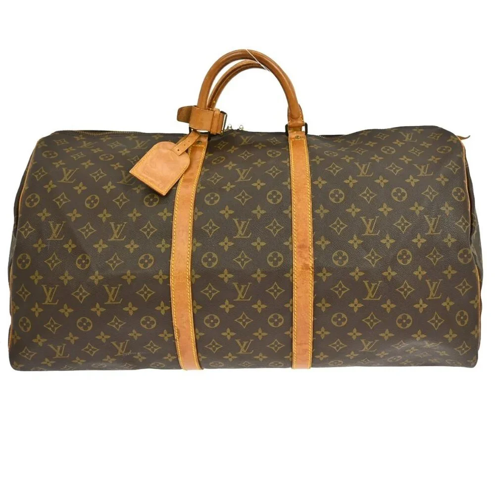 BUYIT LOUIS VUITTON KEEPALL 60 TRAVEL HANDBAG MONOGRAM M41422 MI874 NQ01669 - Picture 12 of 16